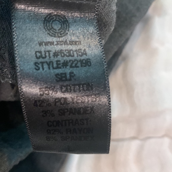 EUC XCVI grey brocade legging/pants, size L - Picture 4 of 5